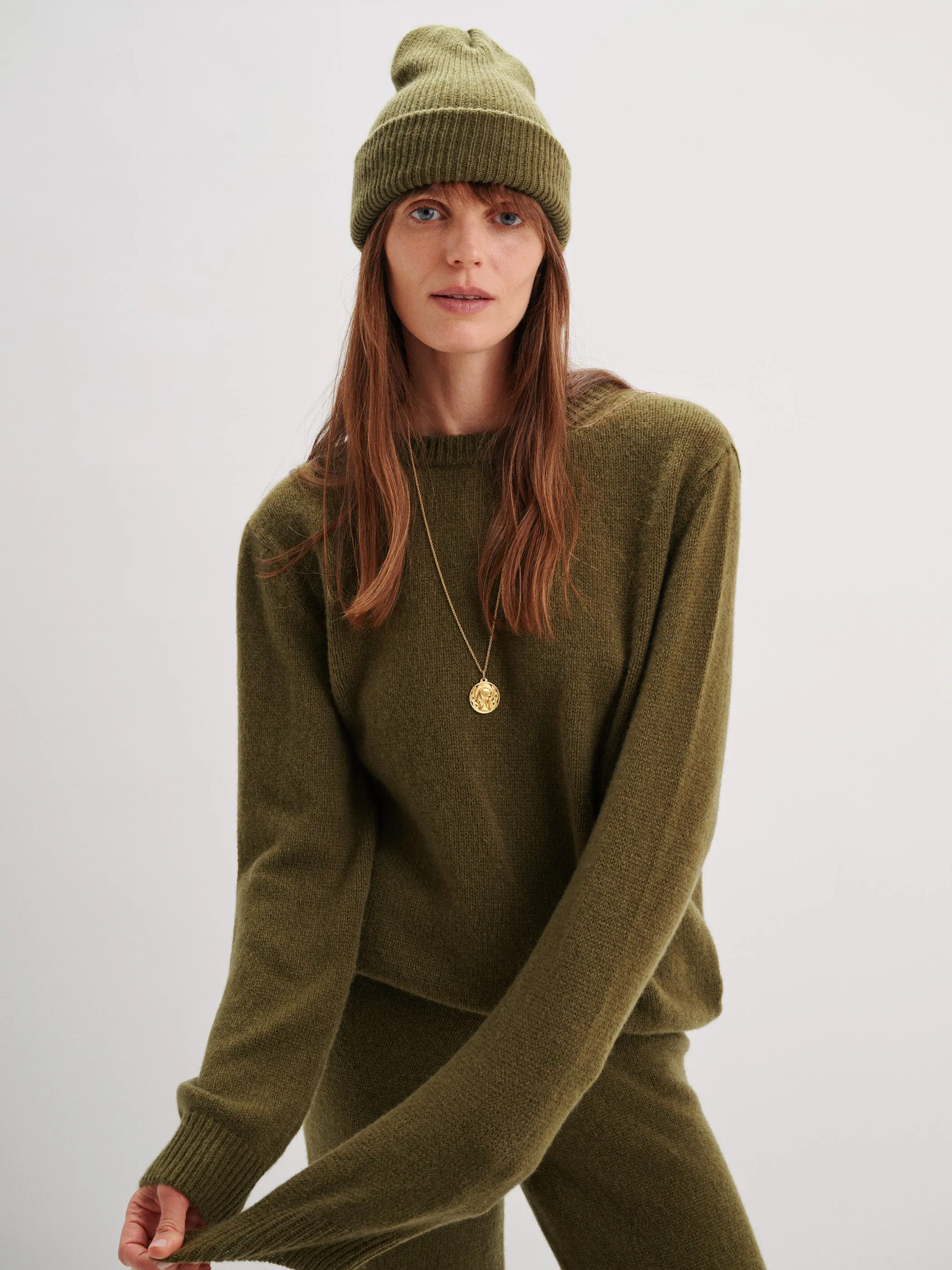 The Kismet Crewneck Sweater in Cashmere