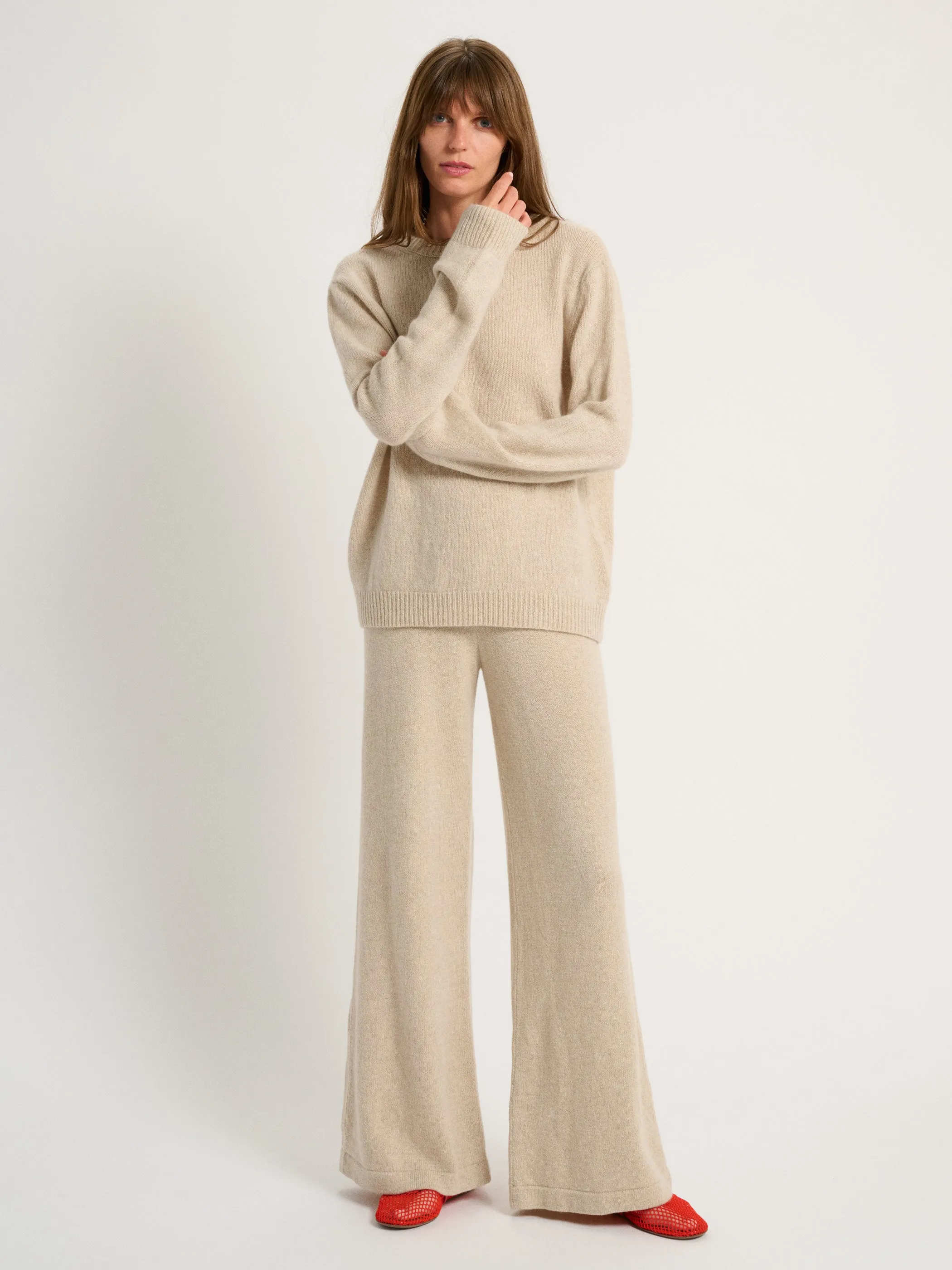 The Kismet Crewneck Sweater in Cashmere