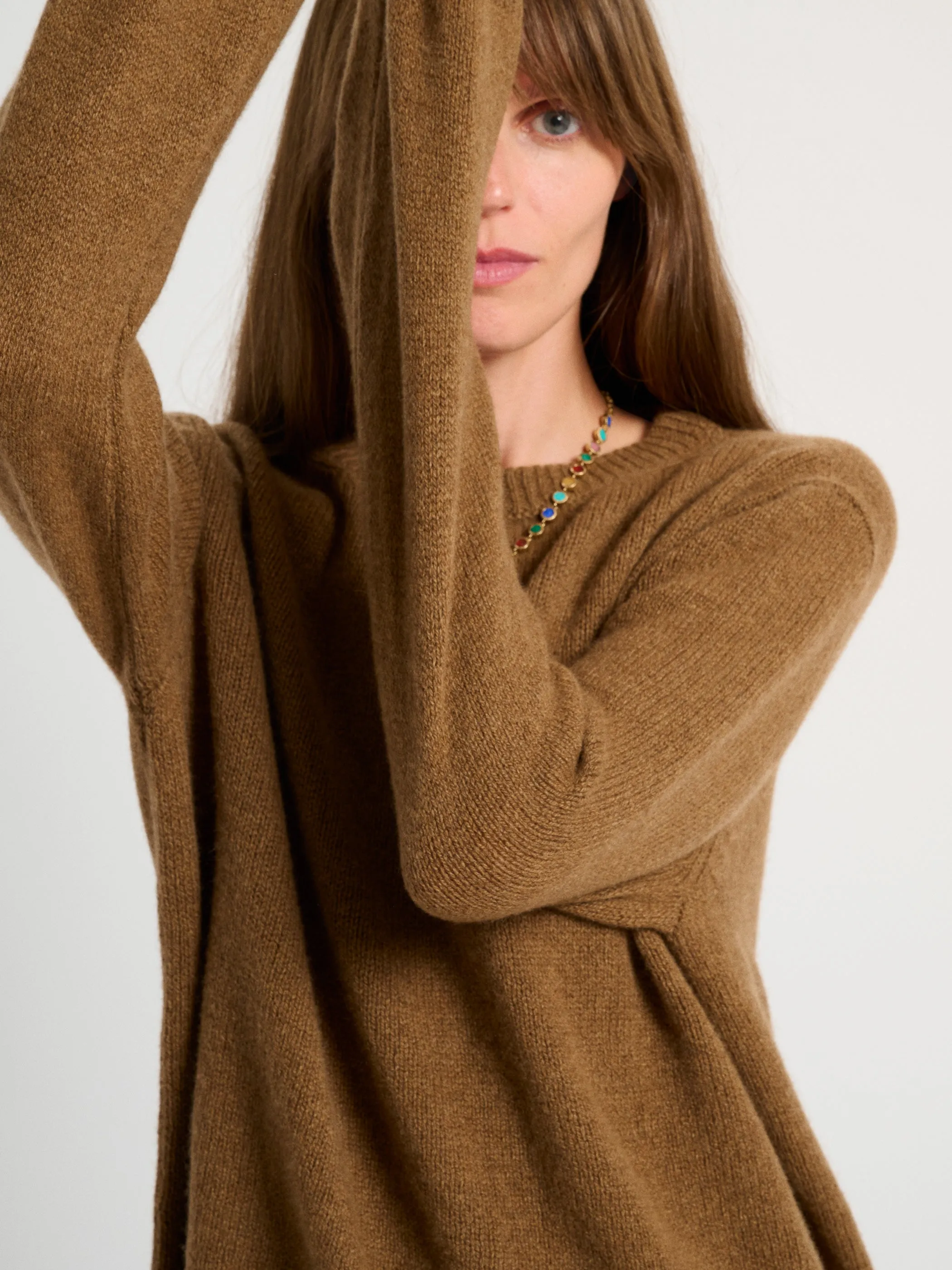 The Kismet Crewneck Sweater in Cashmere