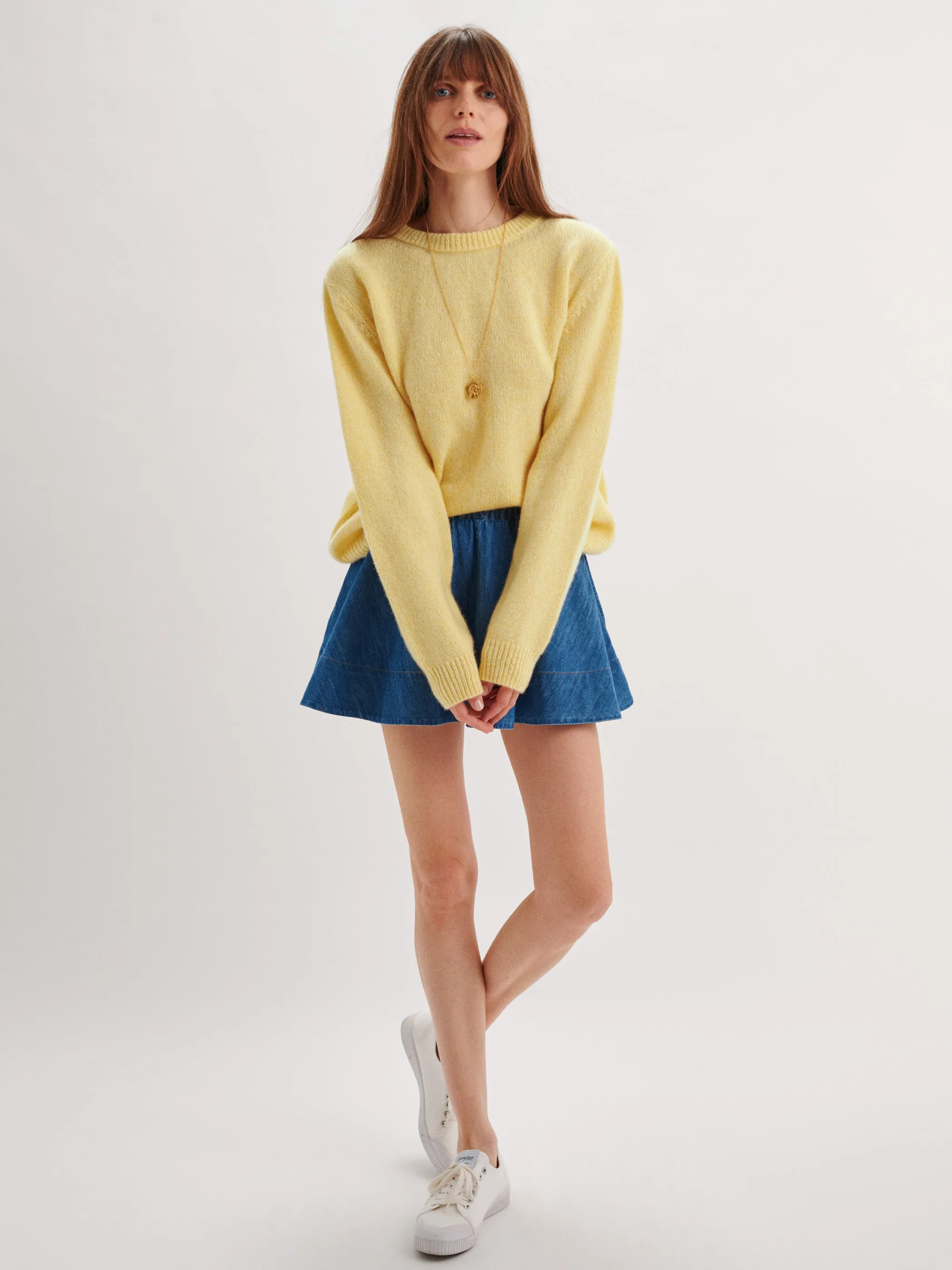 The Kismet Crewneck Sweater in Cashmere