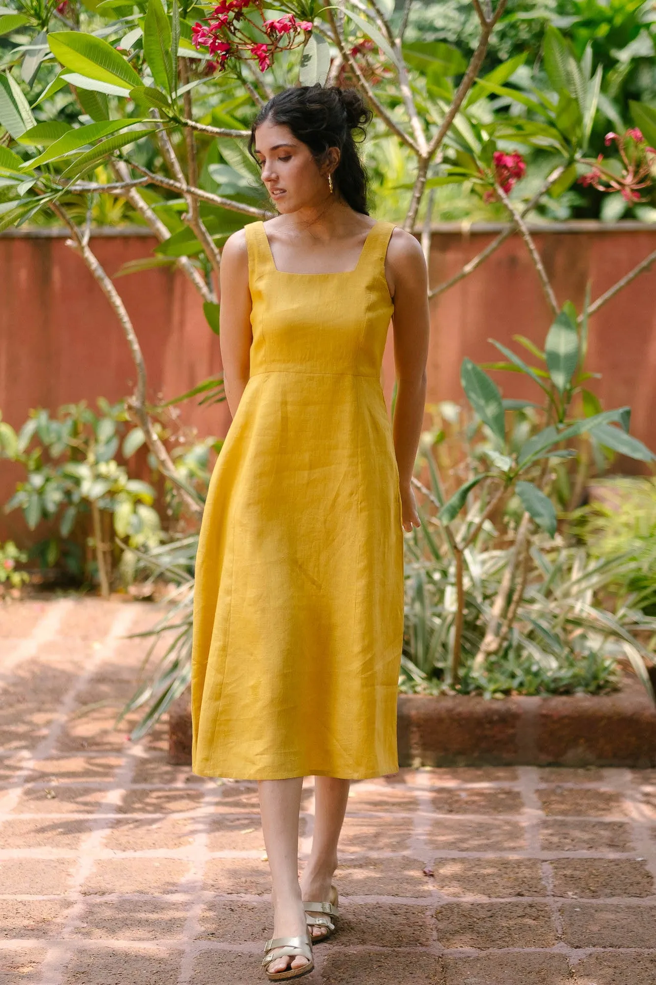 The Linen Midi Dress