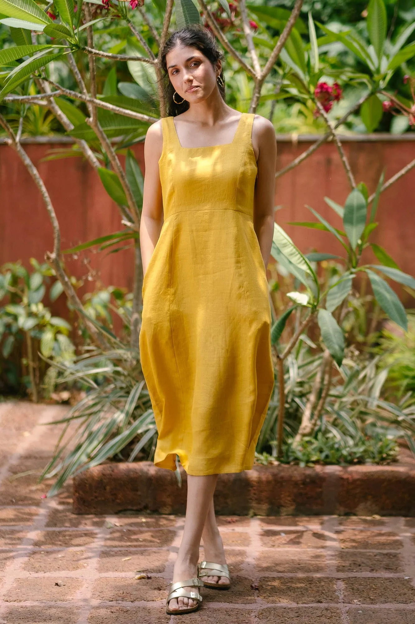 The Linen Midi Dress