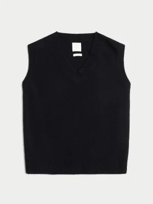The Stevie Oversized Vest in Cashmere