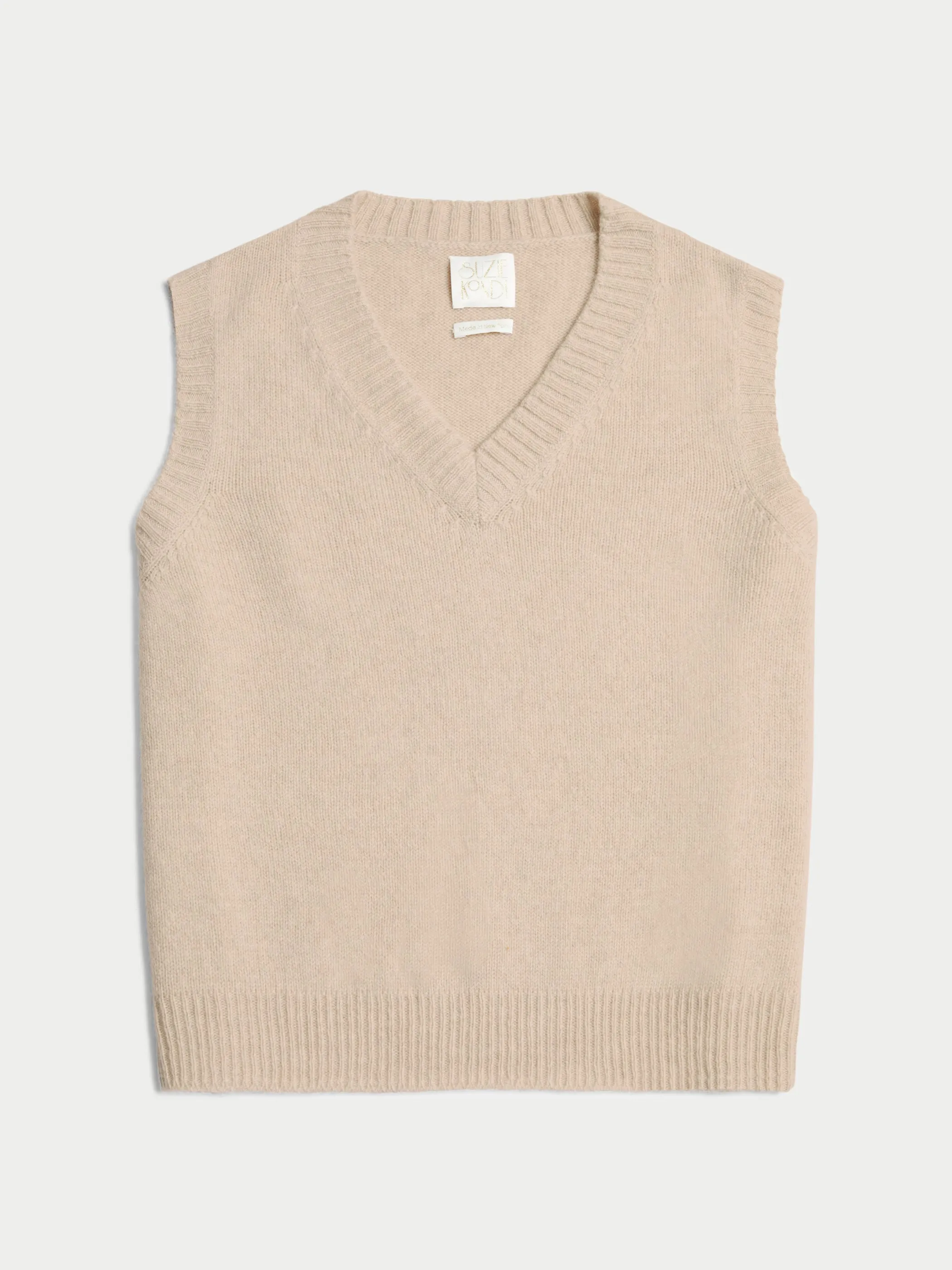 The Stevie Oversized Vest in Cashmere