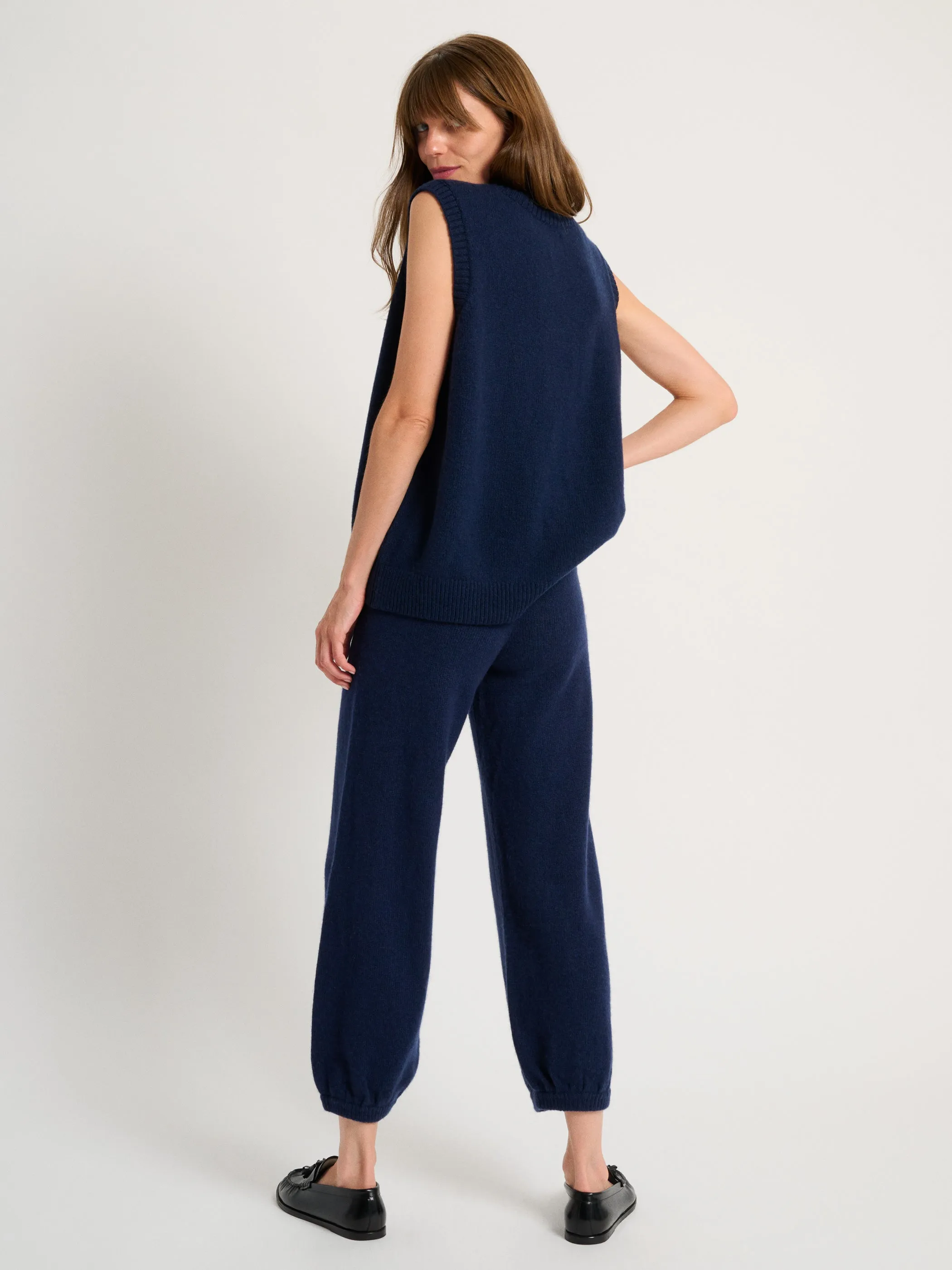 The Stevie Oversized Vest in Cashmere