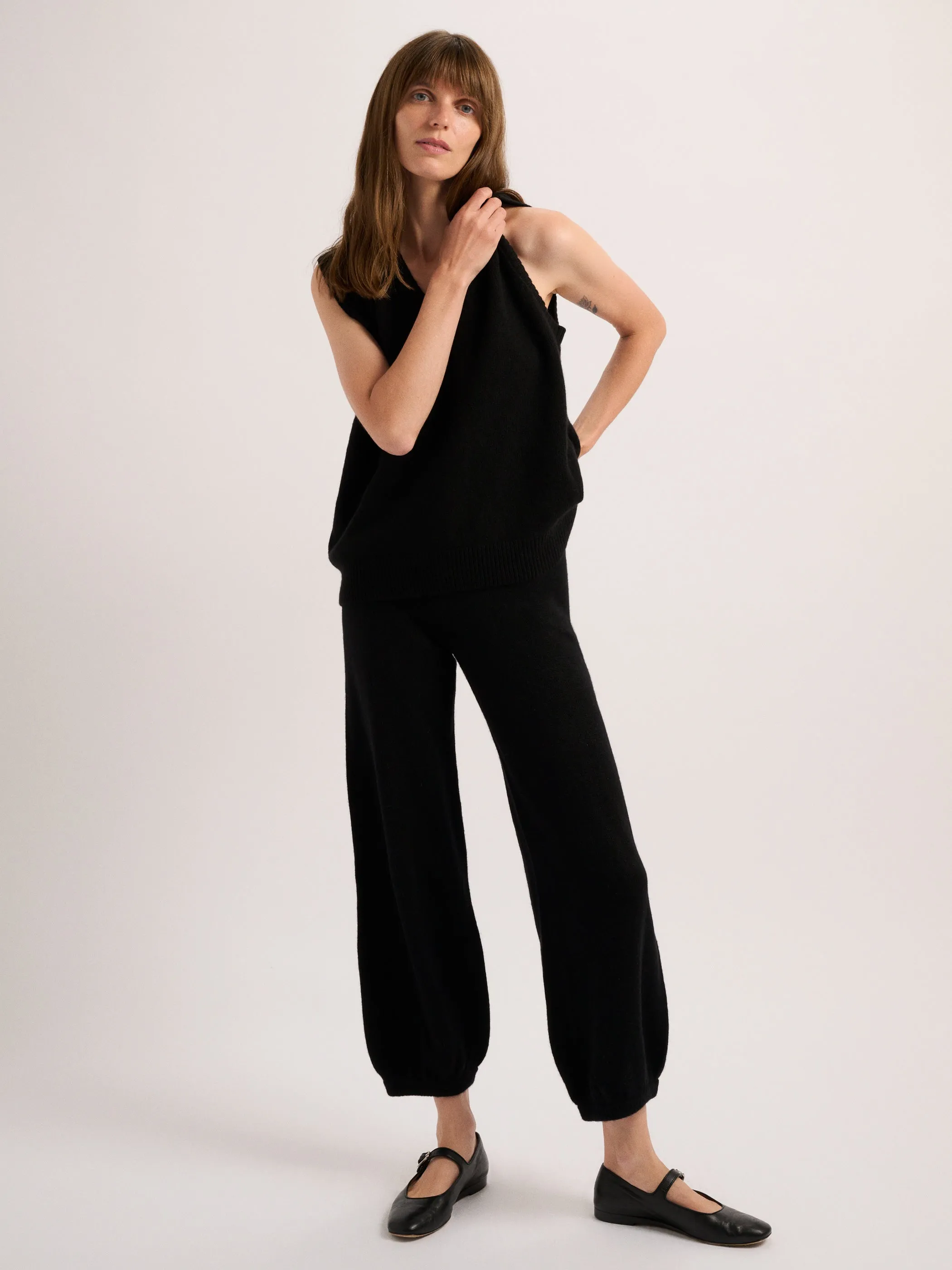 The Stevie Oversized Vest in Cashmere
