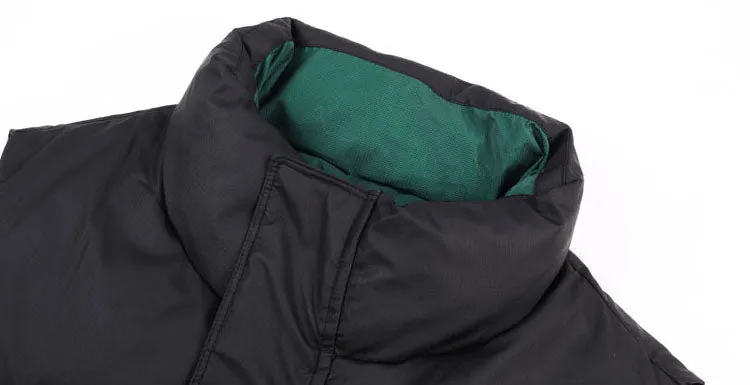 Thickened Stain-Resistant Down Vest with Easy-to-Clean Features