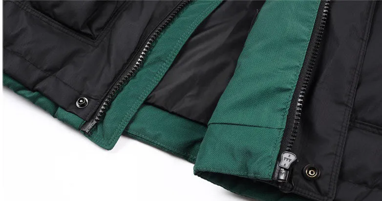 Thickened Stain-Resistant Down Vest with Easy-to-Clean Features