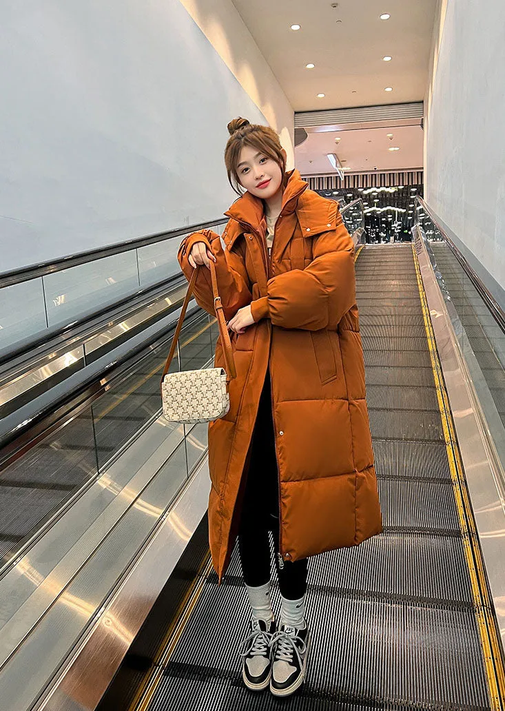 Thickened Water-Resistant Hooded Puffer Jacket