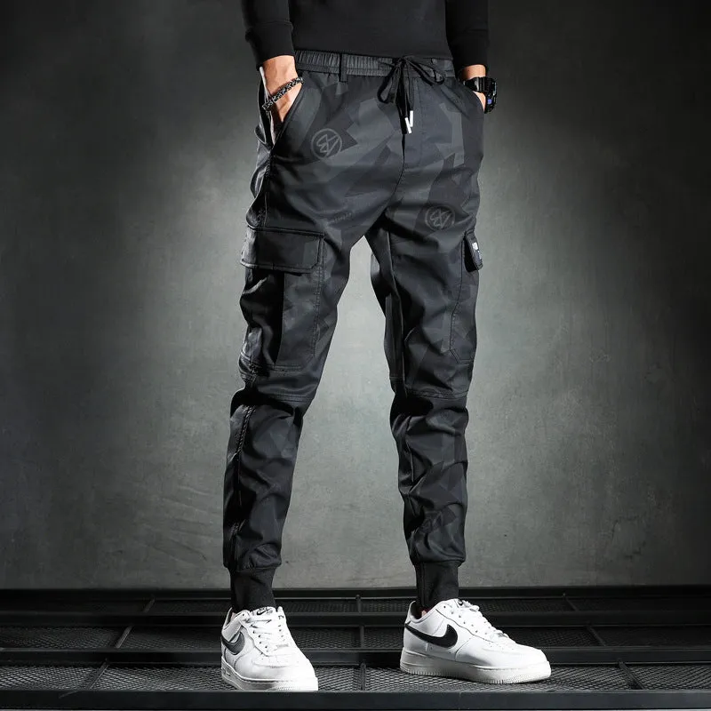 Troy™ | Autumn-Spring Trendy Drawstring Camo Cargo Pants