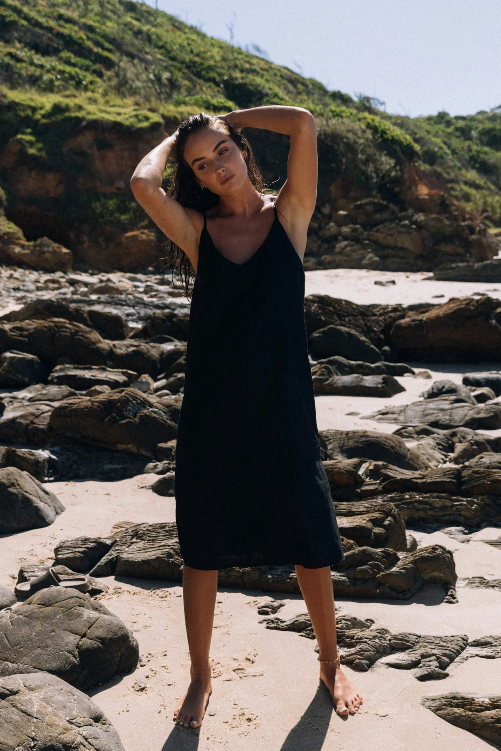 Tuesday Slip Dress - Black