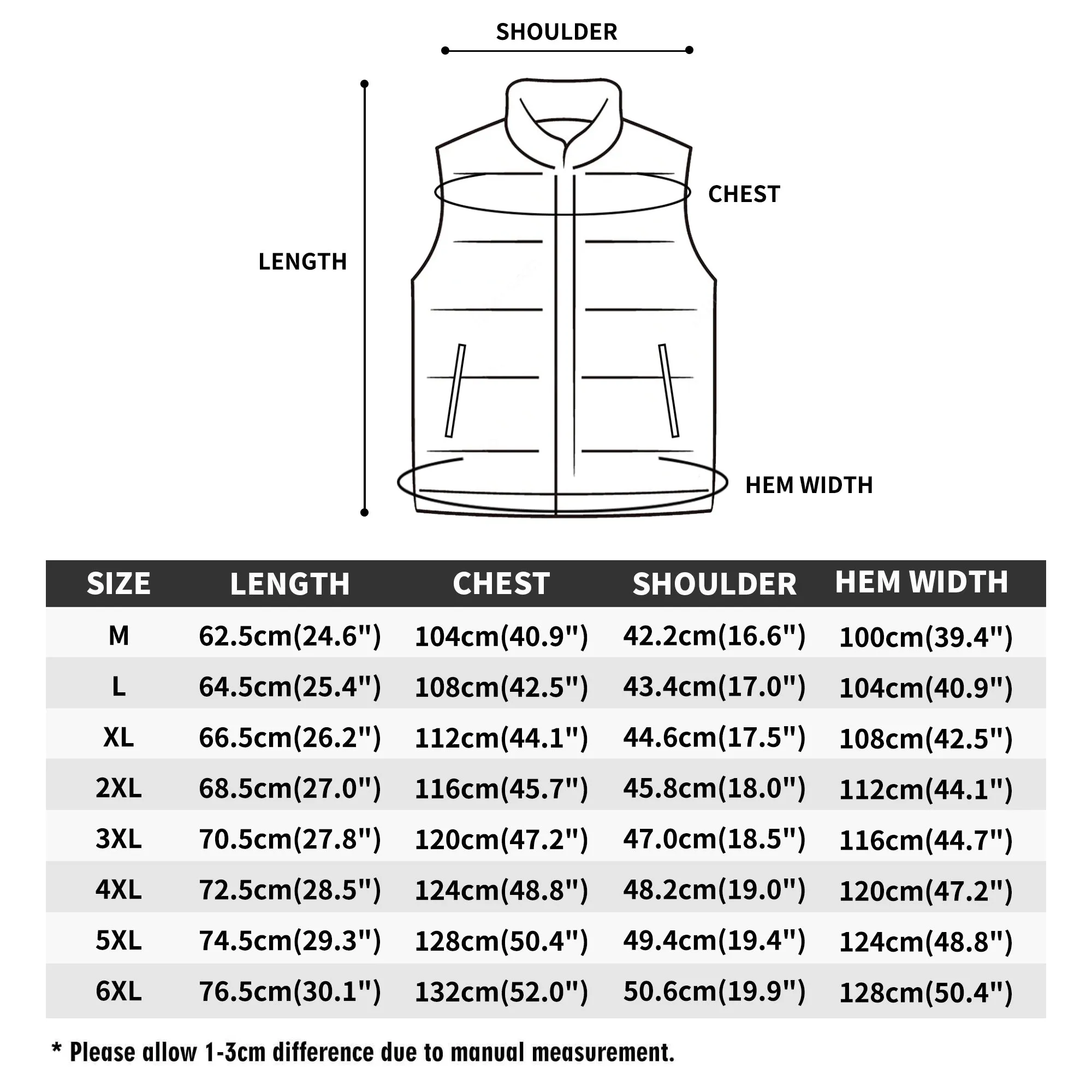 Unisex Plaid Puffer Vest