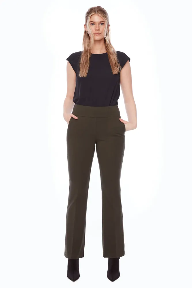 Up Pants 67923 - Solid Ponte Boot Cut Pant