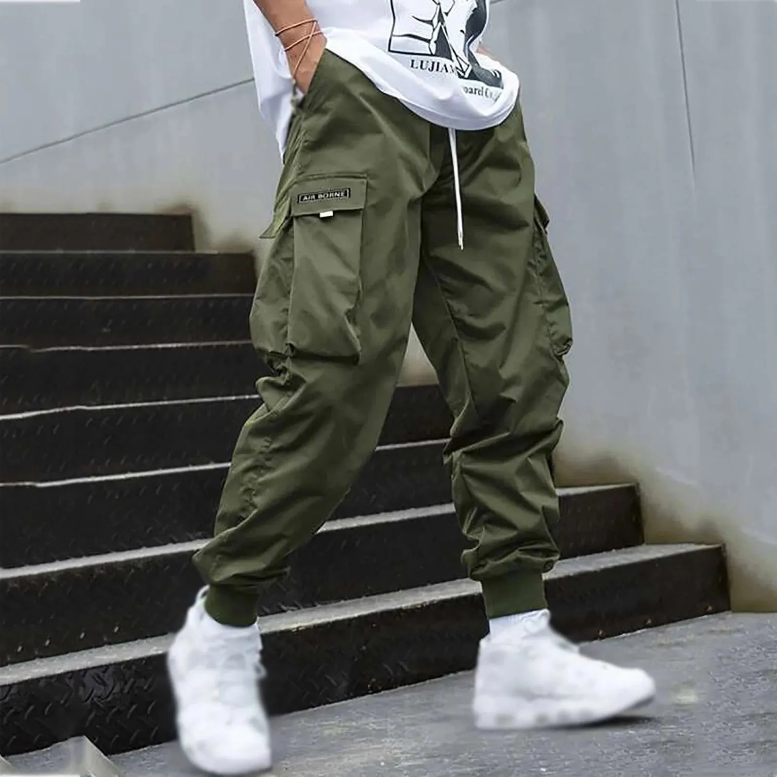 Urbaner Stil Herren Cargo Hose - Lila Leidenschaft