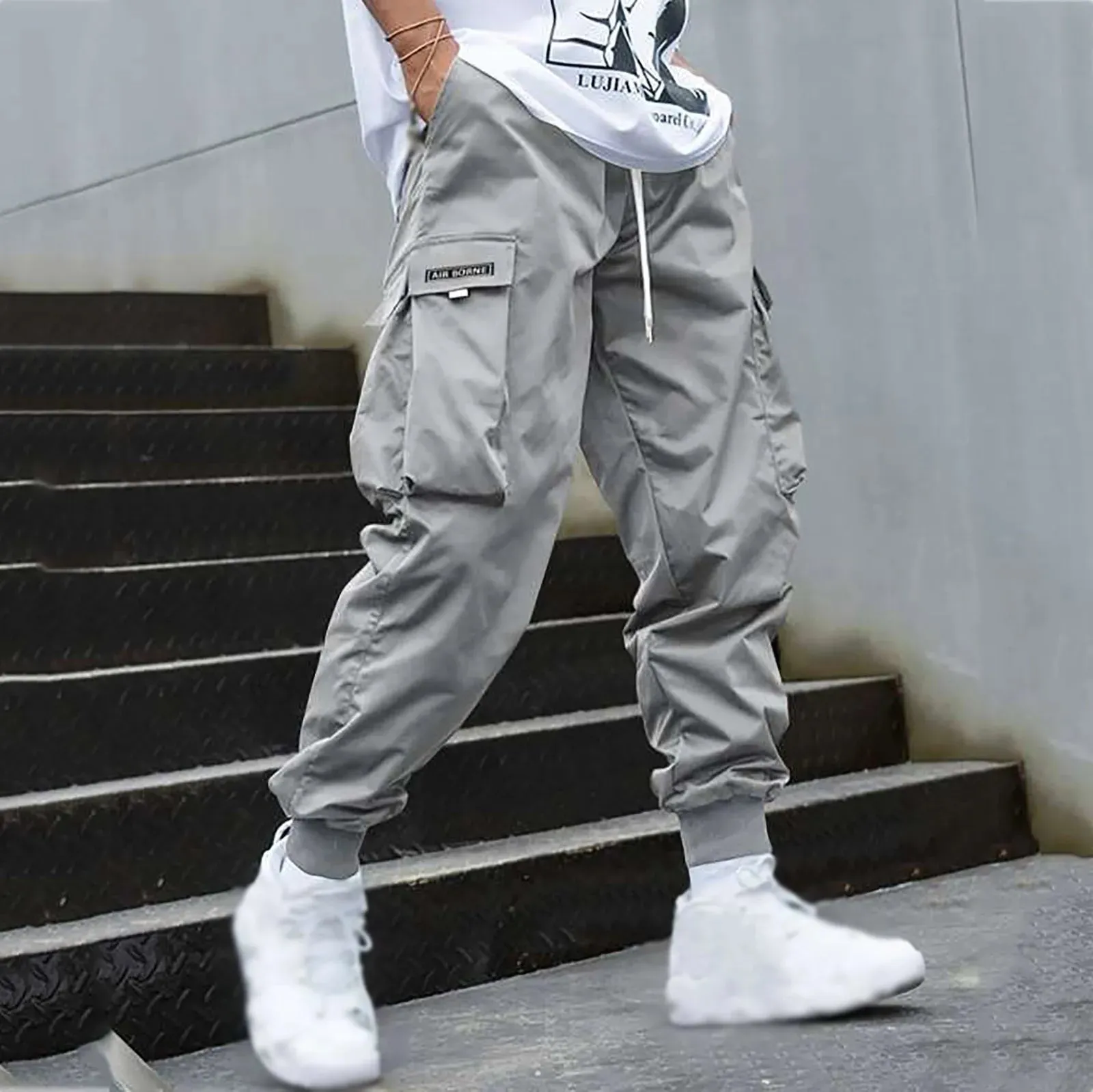 Urbaner Stil Herren Cargo Hose - Lila Leidenschaft
