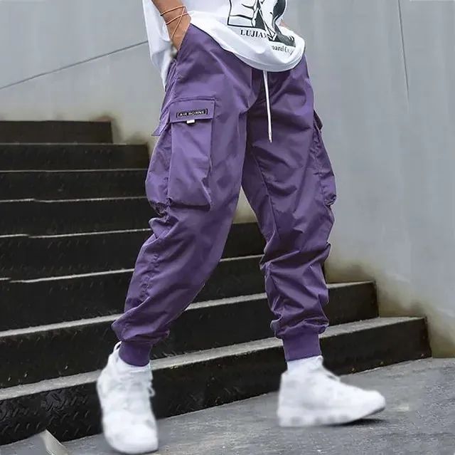Urbaner Stil Herren Cargo Hose - Lila Leidenschaft