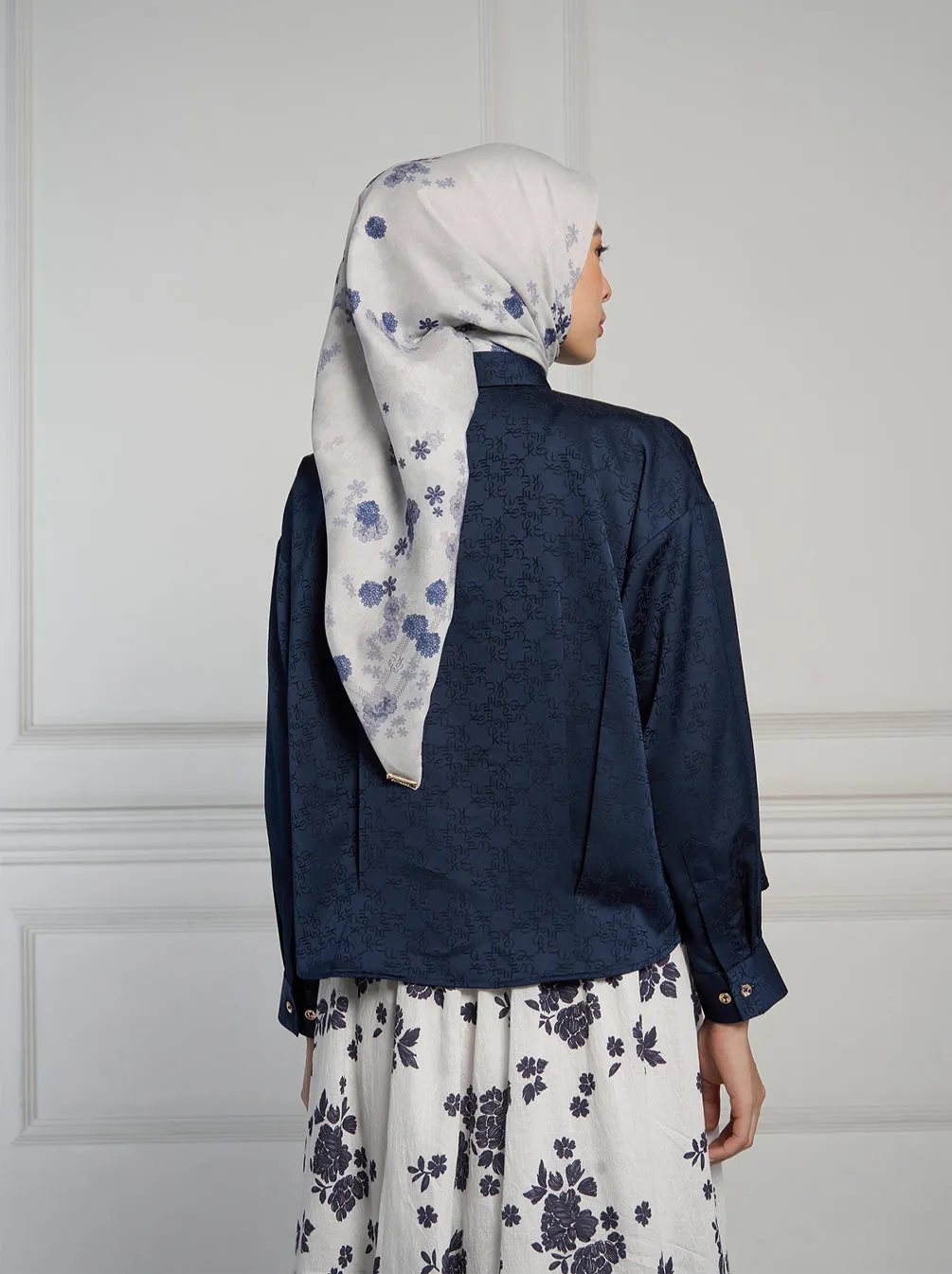 VERO PLEATED TOP NAVY