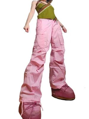 Vintage cargo oversize rose pastel