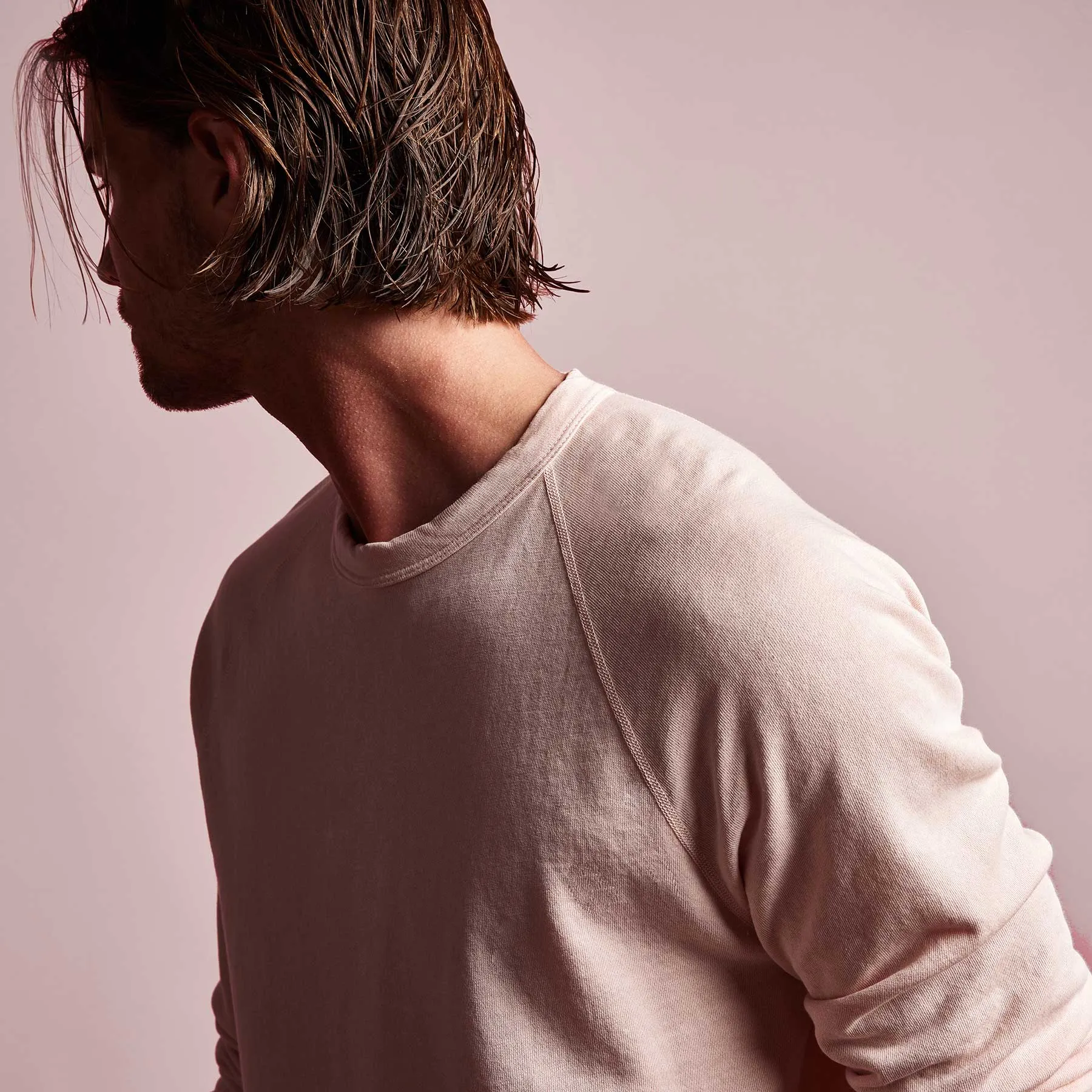 Vintage French Terry Sweatshirt - Nougat Pigment