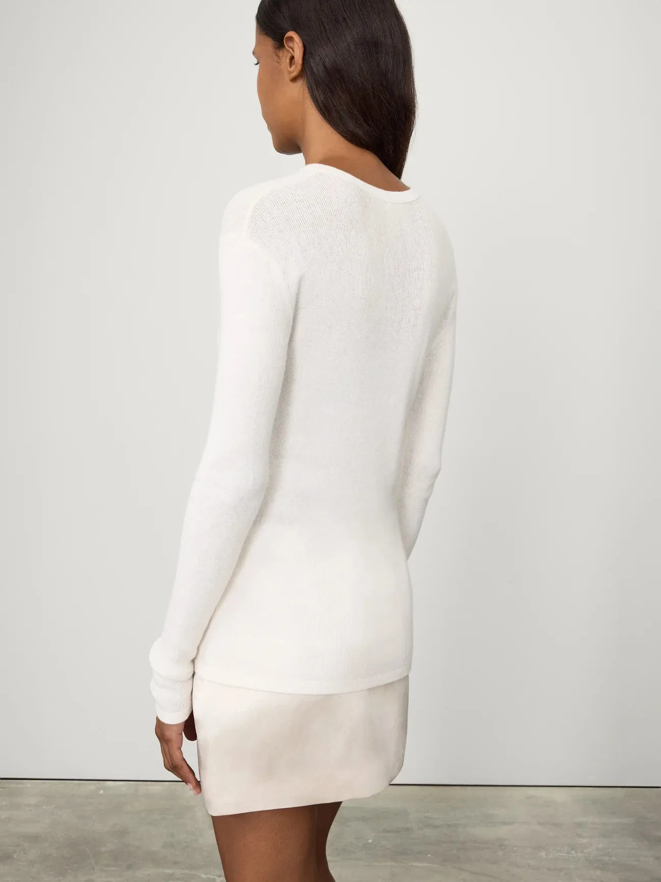Vivian Long Sleeved T-Shirt - Salt