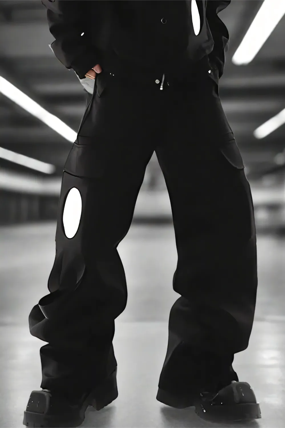 Vortex Cutout Cargo Pants