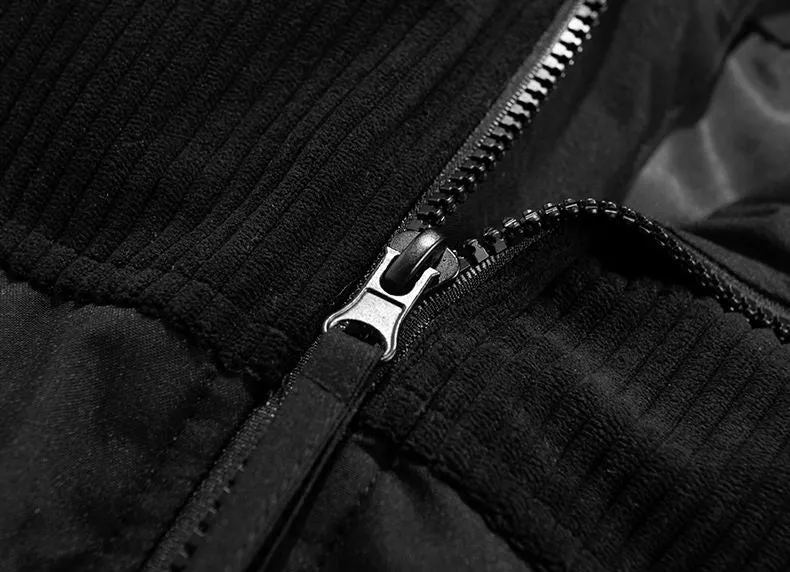 Warm and Stylish Puffer Jacket with Stand-Up Collar and Elastic Band Cuffs