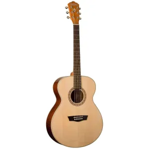 Washburn WG7S Grand Auditorium Acoustic Guitar - Natural (Discontinued)