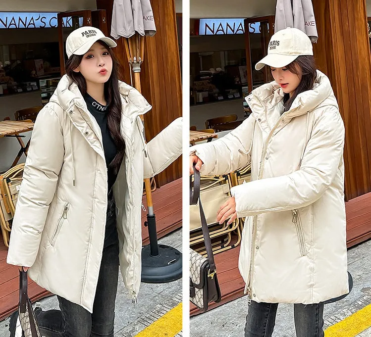 Water-resistant and Windproof Puffer Jacket for Women