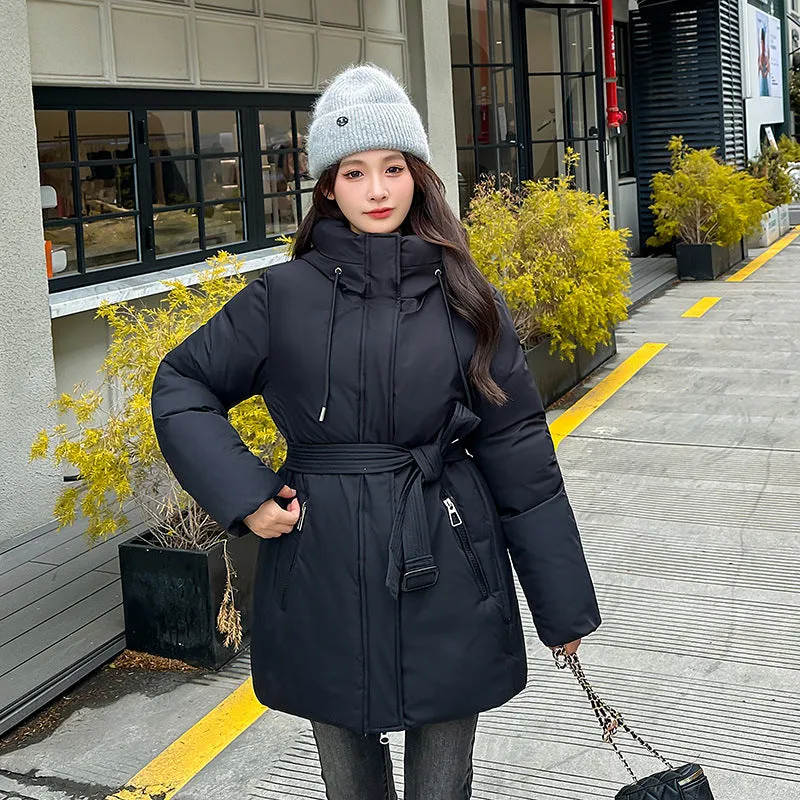 Water-resistant and Windproof Puffer Jacket for Women