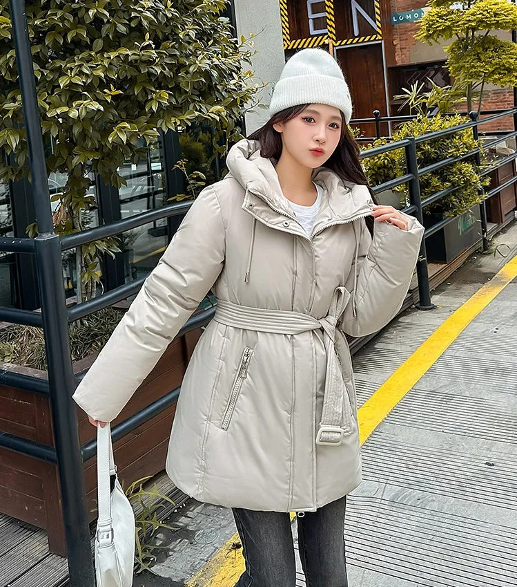 Water-resistant and Windproof Puffer Jacket for Women