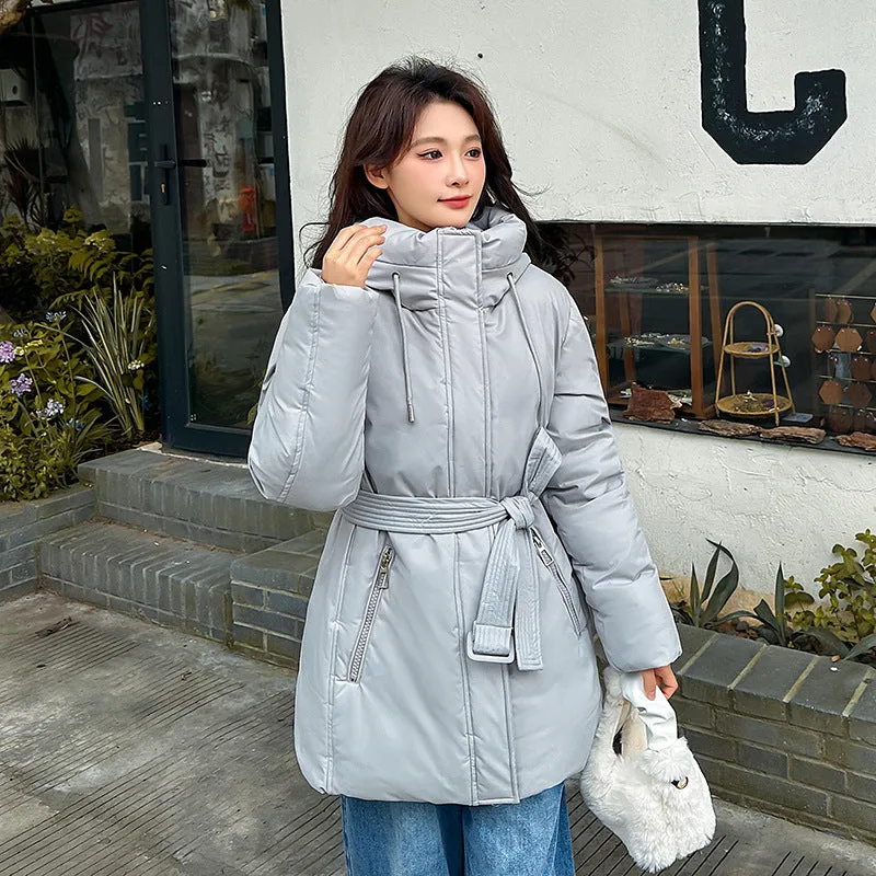 Water-resistant and Windproof Puffer Jacket for Women