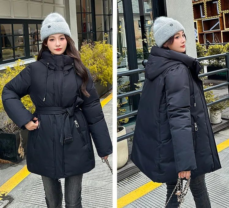 Water-resistant and Windproof Puffer Jacket for Women