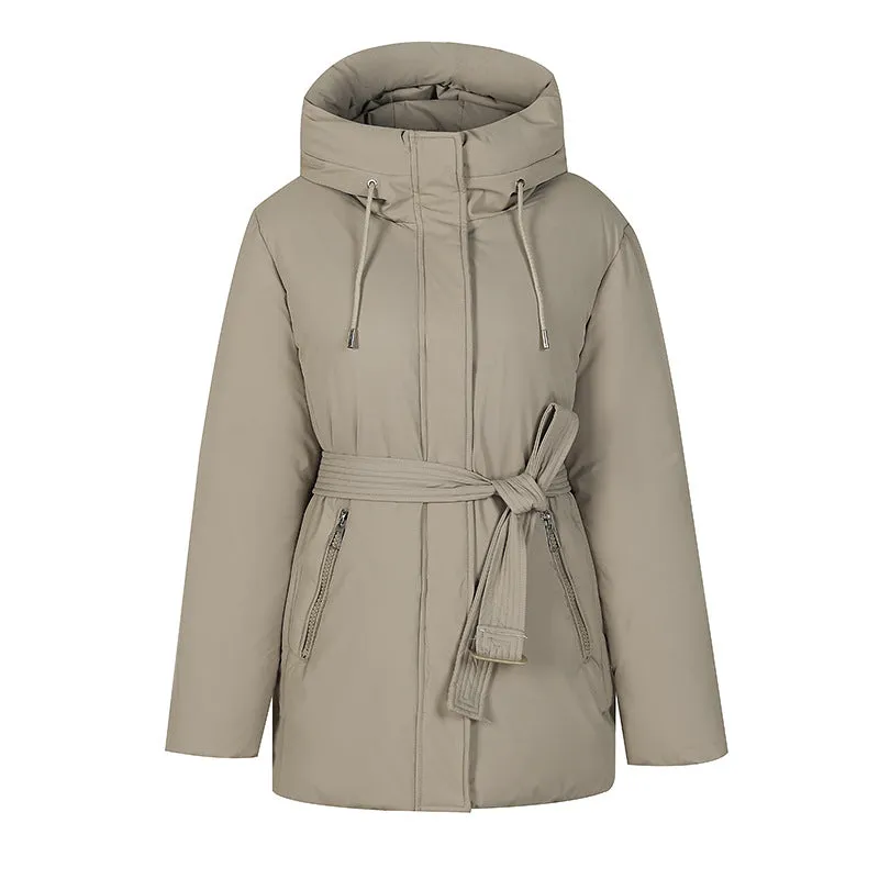 Water-resistant and Windproof Puffer Jacket for Women