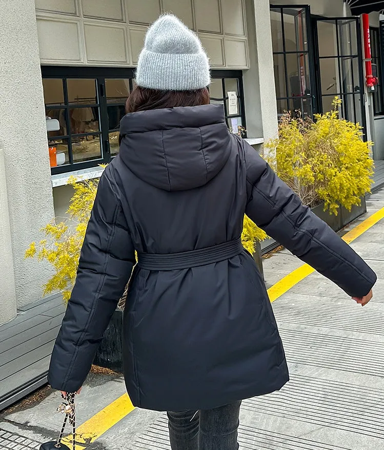 Water-resistant and Windproof Puffer Jacket for Women