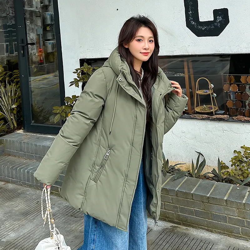Water-resistant and Windproof Puffer Jacket for Women