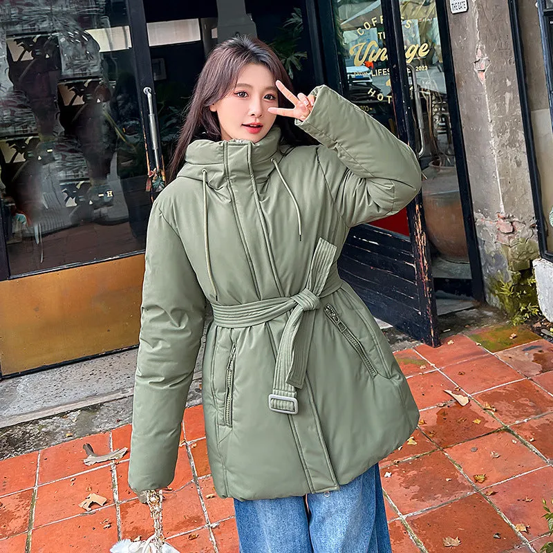 Water-resistant and Windproof Puffer Jacket for Women