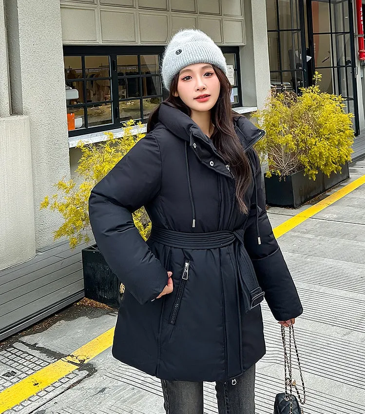 Water-resistant and Windproof Puffer Jacket for Women