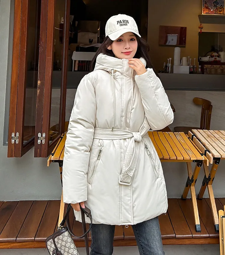 Water-resistant and Windproof Puffer Jacket for Women