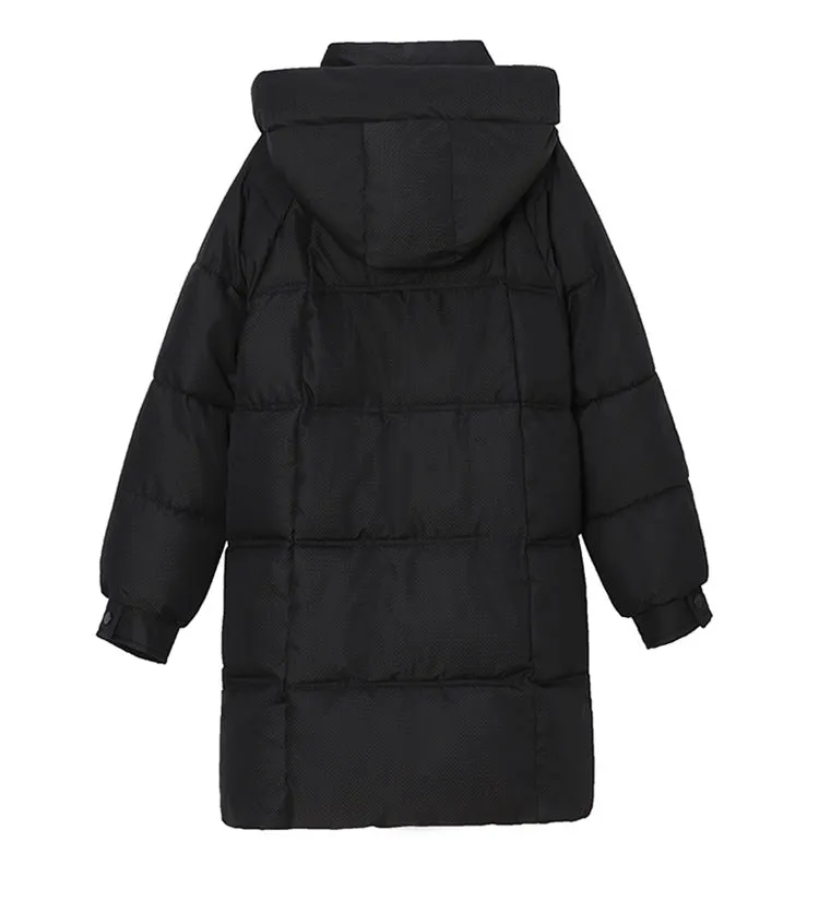 Water-resistant and Windproof Women's Puffer Jacket for Cold Weather