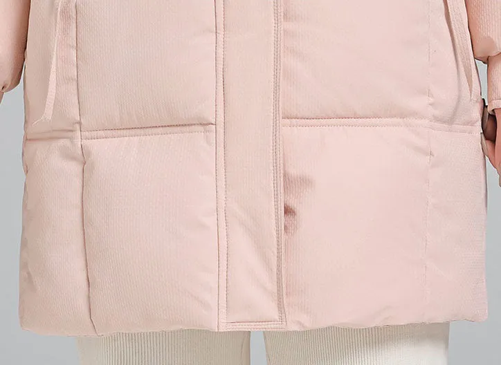 Water-resistant and Windproof Women's Puffer Jacket for Cold Weather