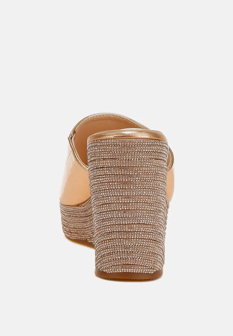 Wedge Heel Peep Toe Sandals by RUW