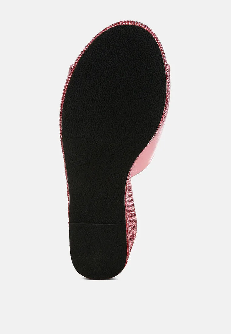 Wedge Heel Peep Toe Sandals by RUW
