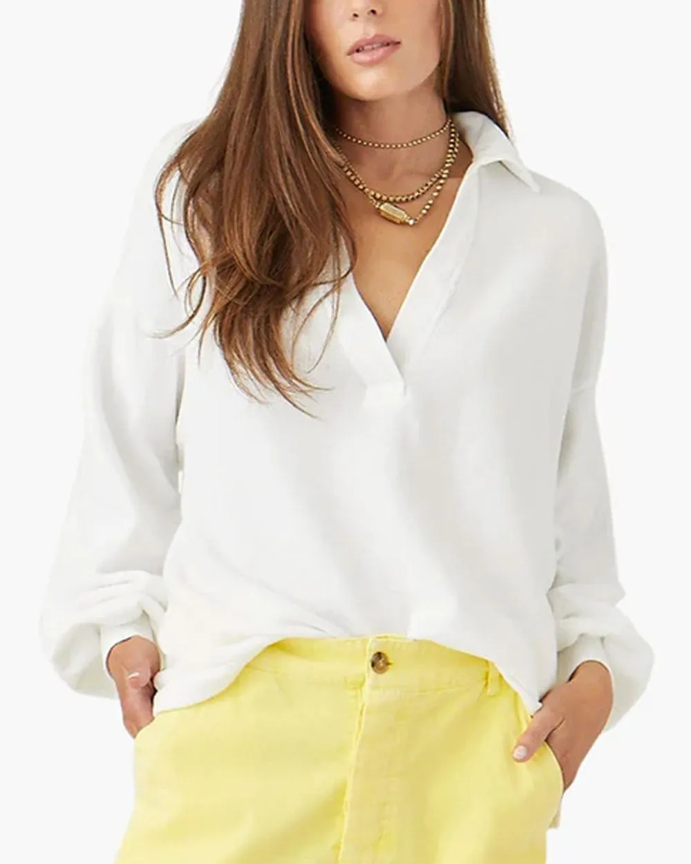 White Jackson Sweatshirt