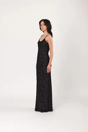 WILLOW SLIP DRESS BLACK