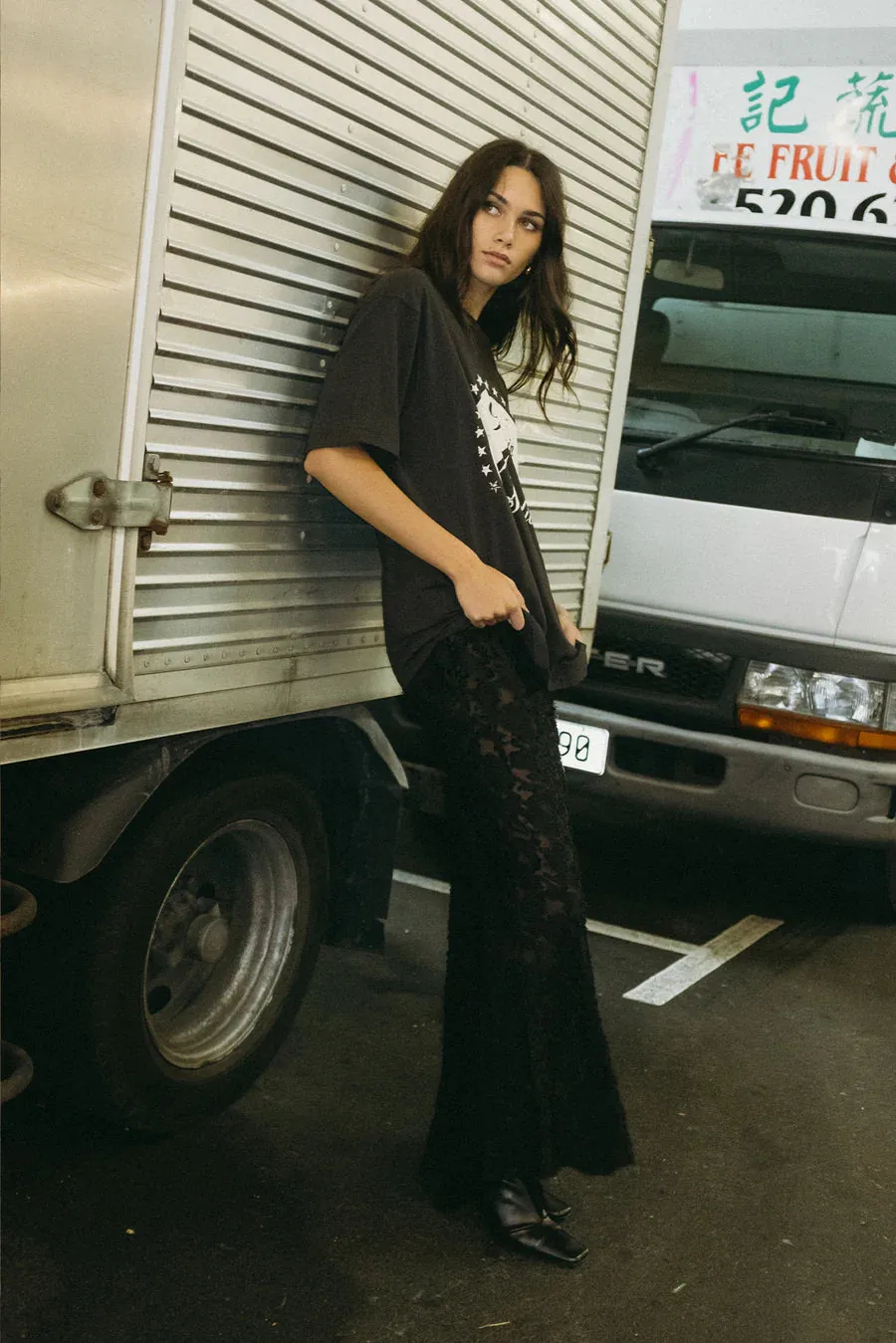 WILLOW SLIP DRESS BLACK