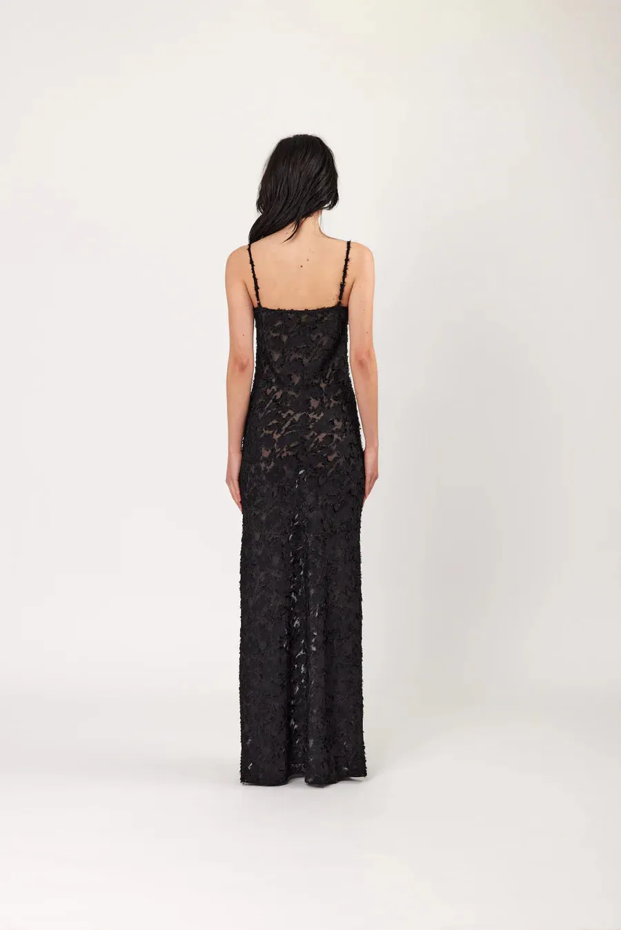 WILLOW SLIP DRESS BLACK