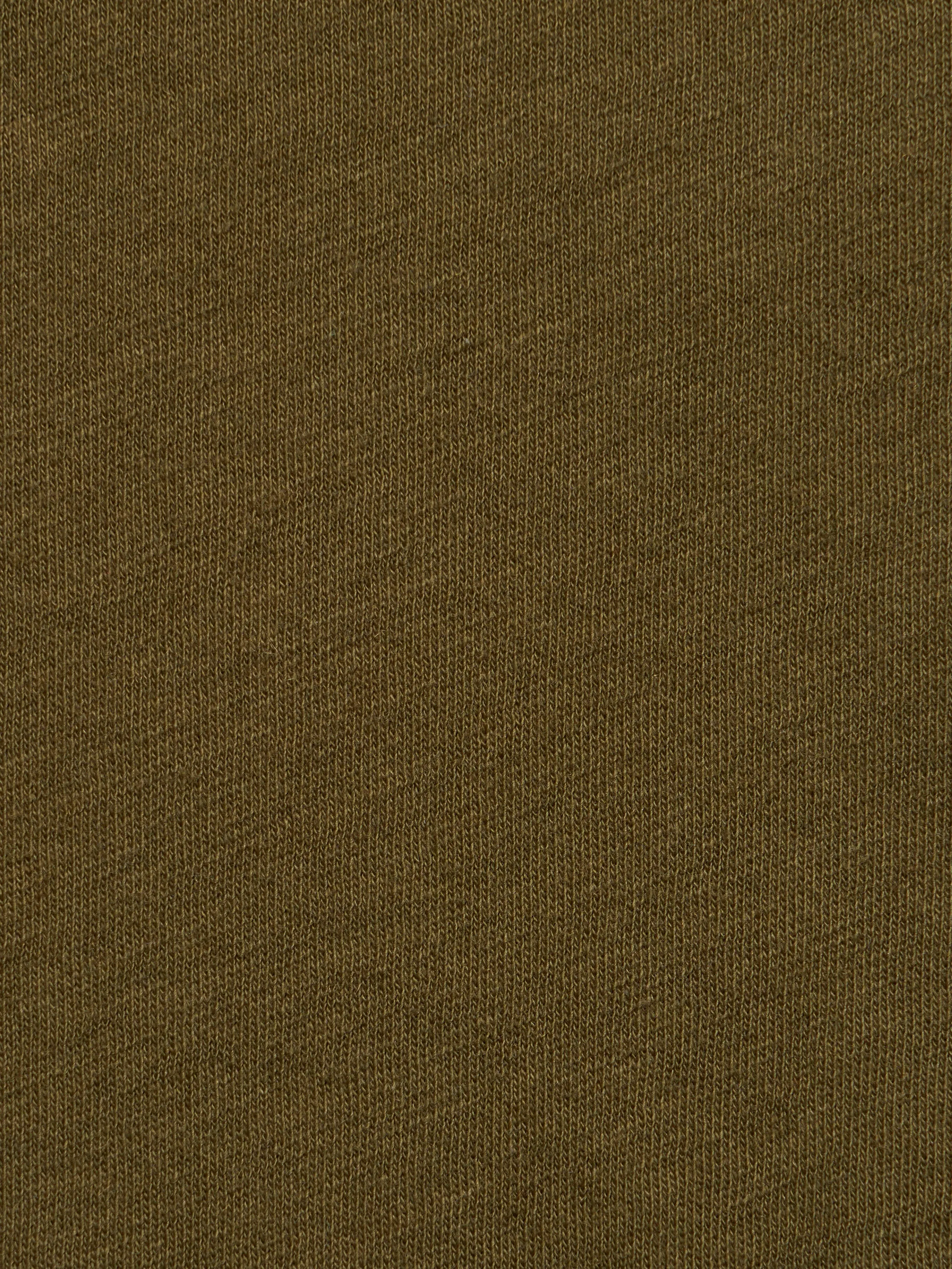 women’s cotton cashmere tee - olive