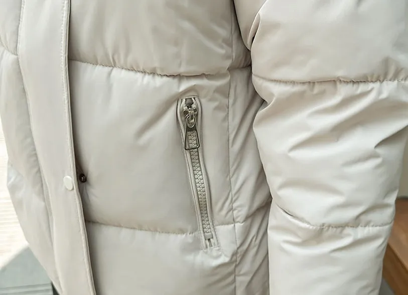 Women's Relaxed-fit Quilted Zip-Up Puffer Jacket