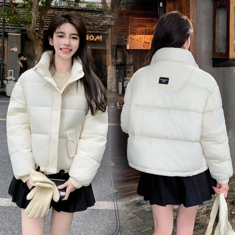 Women's Waterproof Quilted Puffer Jacket with Stain-resistant Features