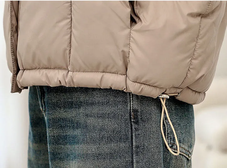 Women's Windproof and Water-resistant Quilted Puffer Vest